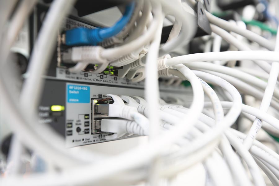 Steckplätze Rechenzentrum gisatec IT-Service GmbH